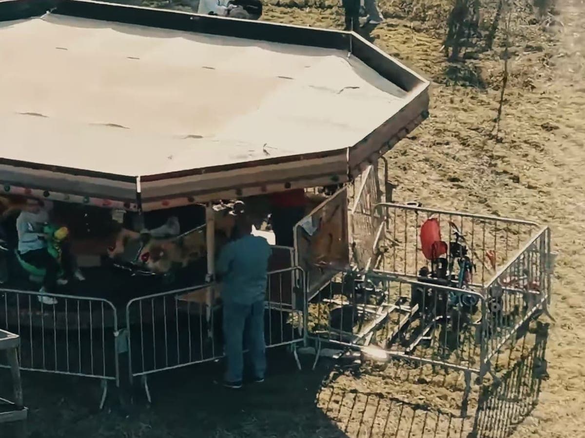 Manège et attractions de la fête de l’Aïd